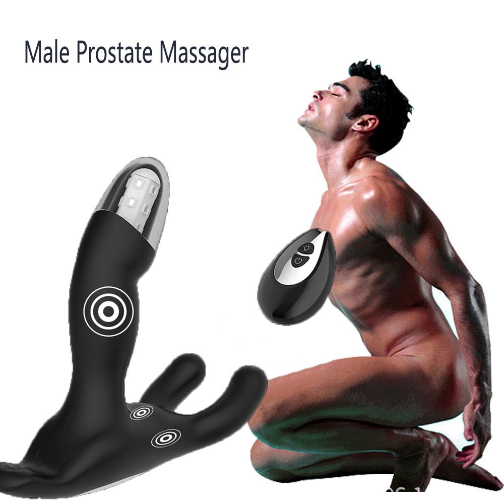 Male Prostate Massager Anal Vibrators Testicle Massager Butt Plug Wireless Remote Control Adult Product Sex Toy for Men
