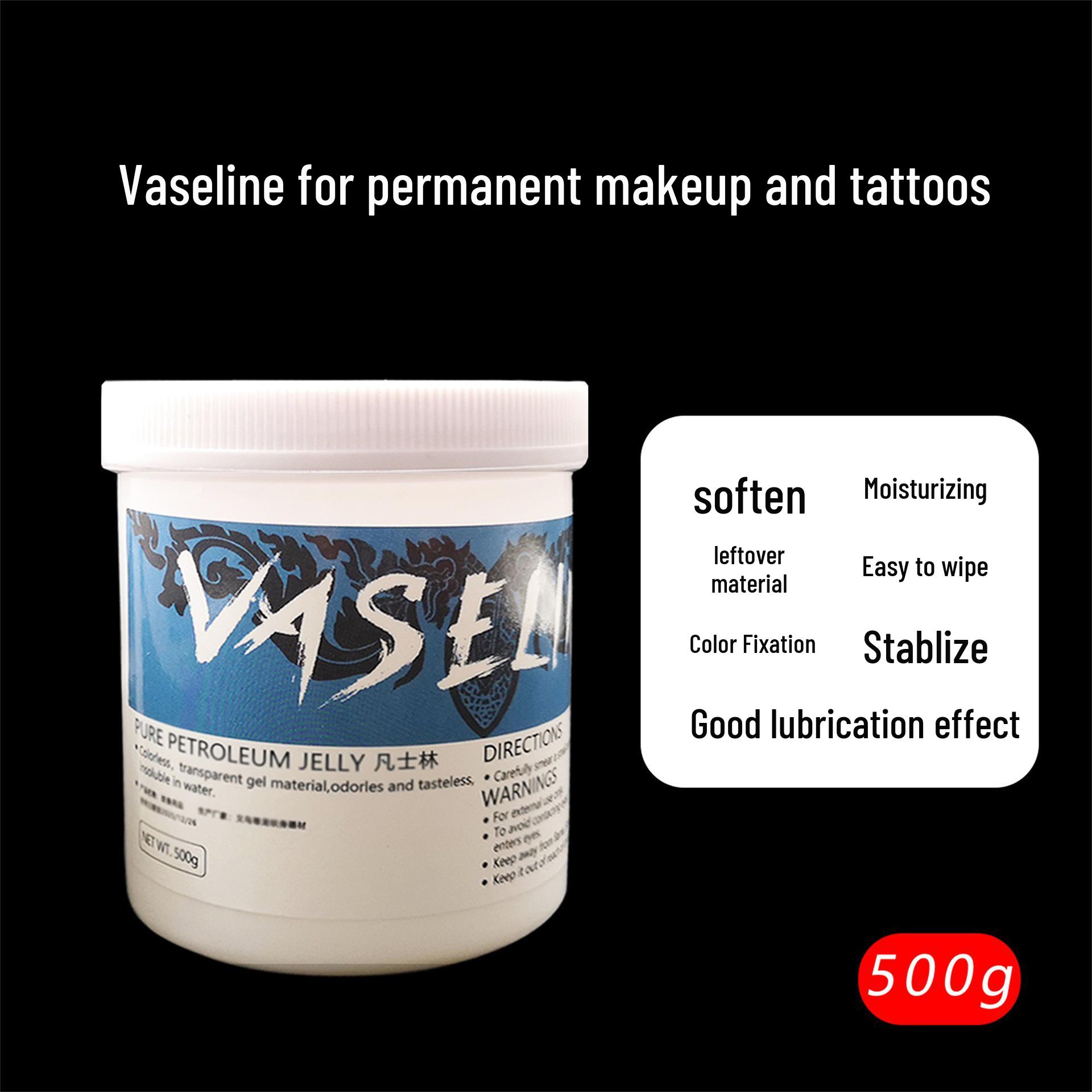 

Tattoo Vaseline Four Seasons Lubricating Repair Cream 500g - Odorless Color Fixation