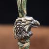 Griffin Eagle Head Lion Body Brass Knife Beads Lanyard Pendants Paracord Charms Eagle Beak EDC Outdoor DIY Accessories Jewelry