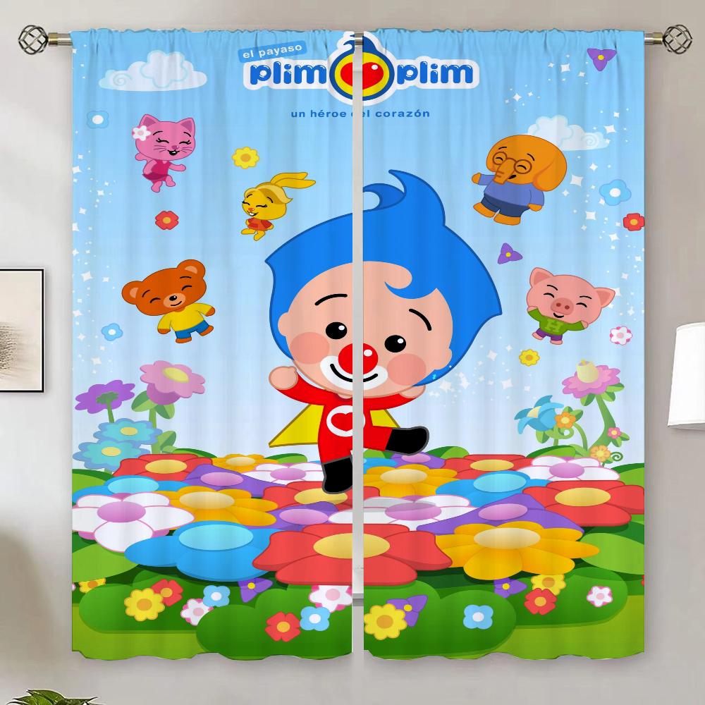 

Спальные шторы блэкаут для камеры Плим Плим, занавеска для ванной, украшение для гостиной, щупальца, оконные жалюзи, перегородки, шторы W50xH70cmx2pcs-CL