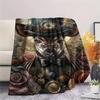 1PC Beautiful okapi  Print FlAannel Blanket, High quality Comfortable for All Seasons, Home Decor, Warmth and Comfort