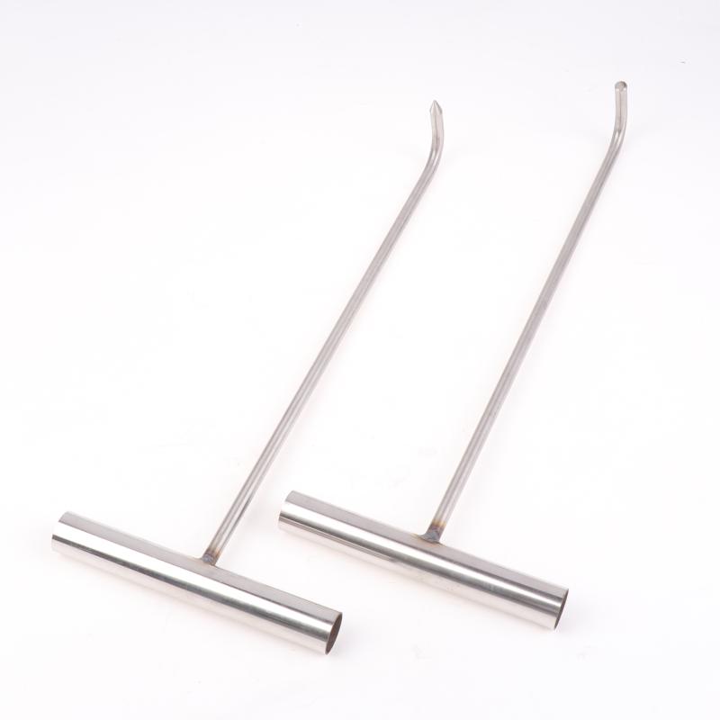 Rolling Doors Utility Tool Versatile Lifter Sewer Stainless Steel Durable Well Lid Hook Open Manhole Cover