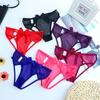 Sexy Hot Women Hollow Out Bow Lace Ladies Thongs Lingerie Lace Underwear Briefs