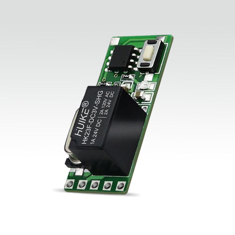 3-5V Mini Remote Control Relay Switch: Momentary, Self-Locking, Adjustable Learning Code Receiver