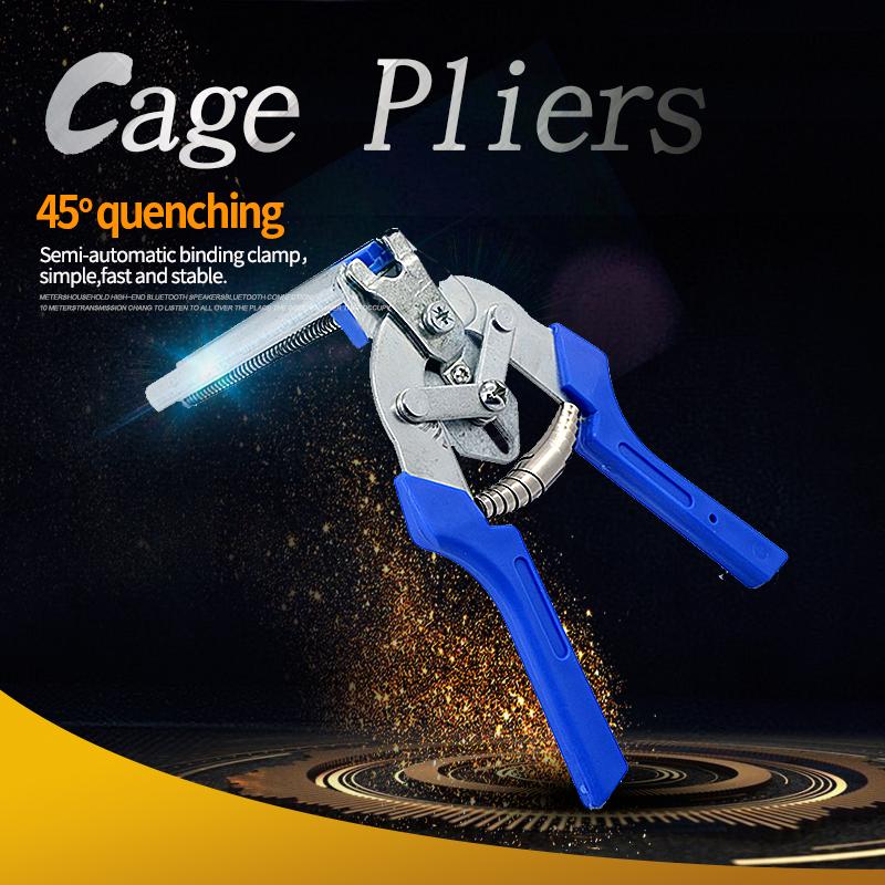 High Quality Poultry Cage Pliers Installation Clamp 600M Nails Animal wire Cages Repair Chicken Rabbit Cage Tools Tie Cage Clamp