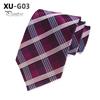 Men Business Tie Lightweight Multipurpose Adjustable Different Patterns Plaid Print Decorative Gentleman Wedding Daily Wear Necktie Clothes Accessory