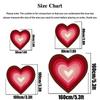 VIKAMA Valentine's Day Carpet Love Heart Carpet Doormat Welcome Mat Special Carpet For Live Room Bathroom Mat Rug For Bedroom