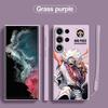 One Piece Cartoon Cute Phone Cover Case for Samsung Galaxy S25 S25Edge S21 Plus S22 S20 FE Note 20 10 Ultra S24 Ultra S23