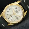 5 AUTOMATIC VINTAGE REFURBISHED JAPAN MENS SILVER DIAL WATCH A444114-1