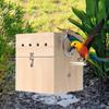 Bird Nest Box Parrot Mating Breathable House, Hanging Wooden Pet Parrots