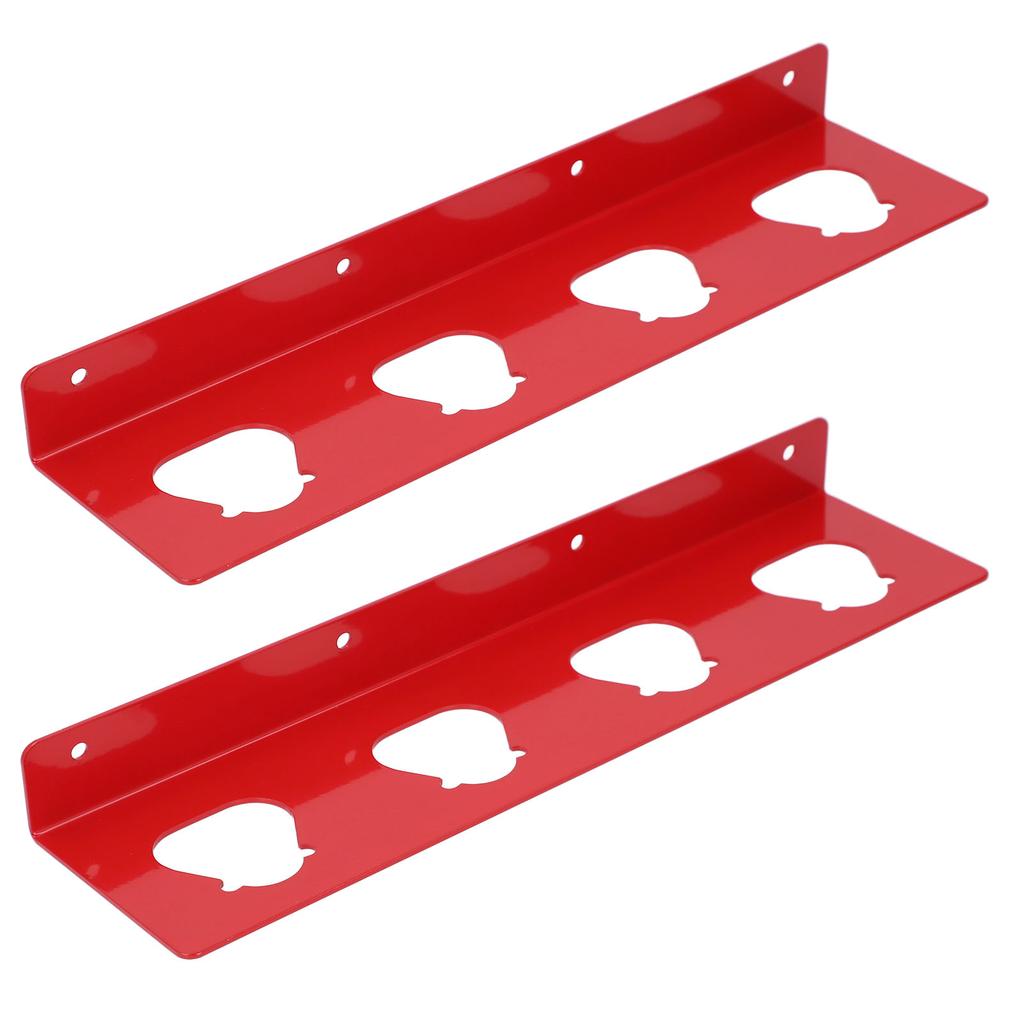 2PCS Wall Mount Battery Holders Power Tool Lithium Battery Storage Shelf 4 Holes Organizer for M12B2 M12B4 M12B6