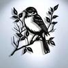 Metal Wall Art Decor for Living Room Modern Home Interior Replica Sculpture