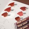 Pink Coco Satin Powder Mist Lip Glaze Silky Color Lock Lip Mud Romantic Escape Long-Lasting Beauty for Busy Girls