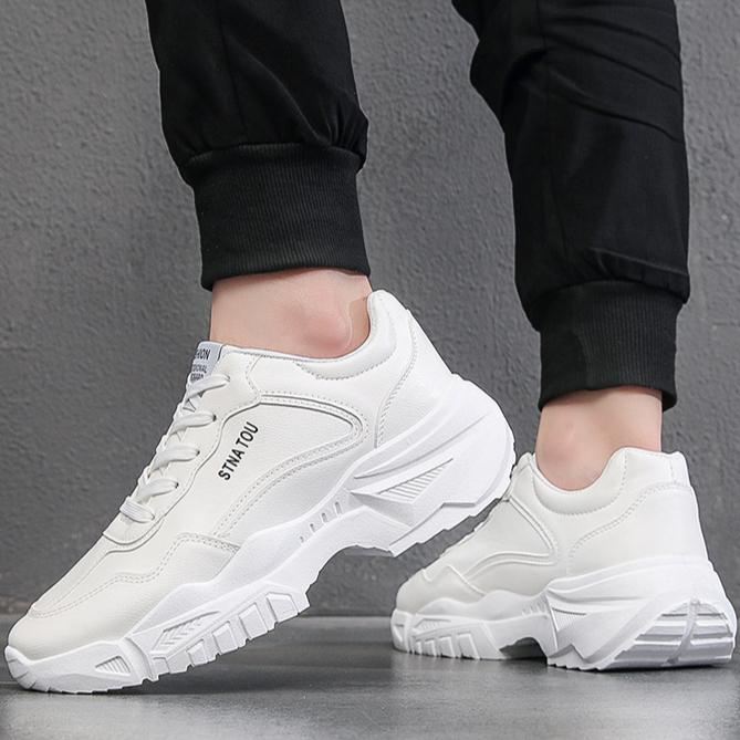 Summer Korean Style Trendy Men's Board Shoes Men's Sports Shoes White Shoes Casual Shoes