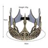 Crown King For Men Crowns Halloween Costume Kings Partymedieval Prom Boysroyal Vintage Witch Headdress Headwear