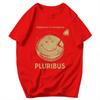 Men T Shirt Pluribus Happiness Is Contagious Summer Y2K Graphic Anime Unisex Tops T Shirts