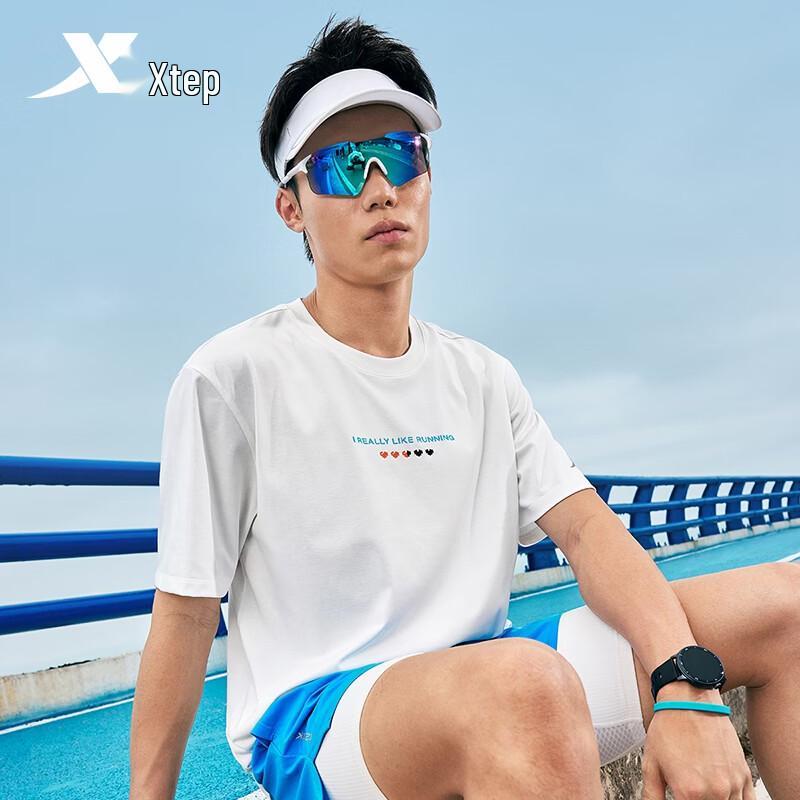 Xtep Ice Silk Short-Sleeve Graphic T-Shirt