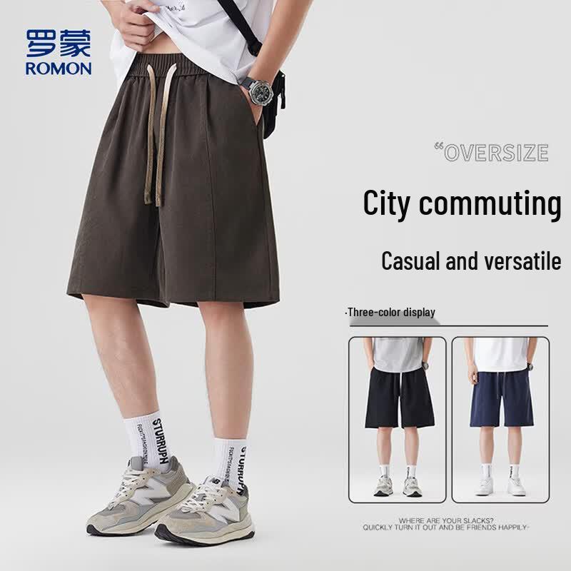 Luomeng Men s Lyocell Blend Relaxed Fit Casual Shorts L армия зеленый