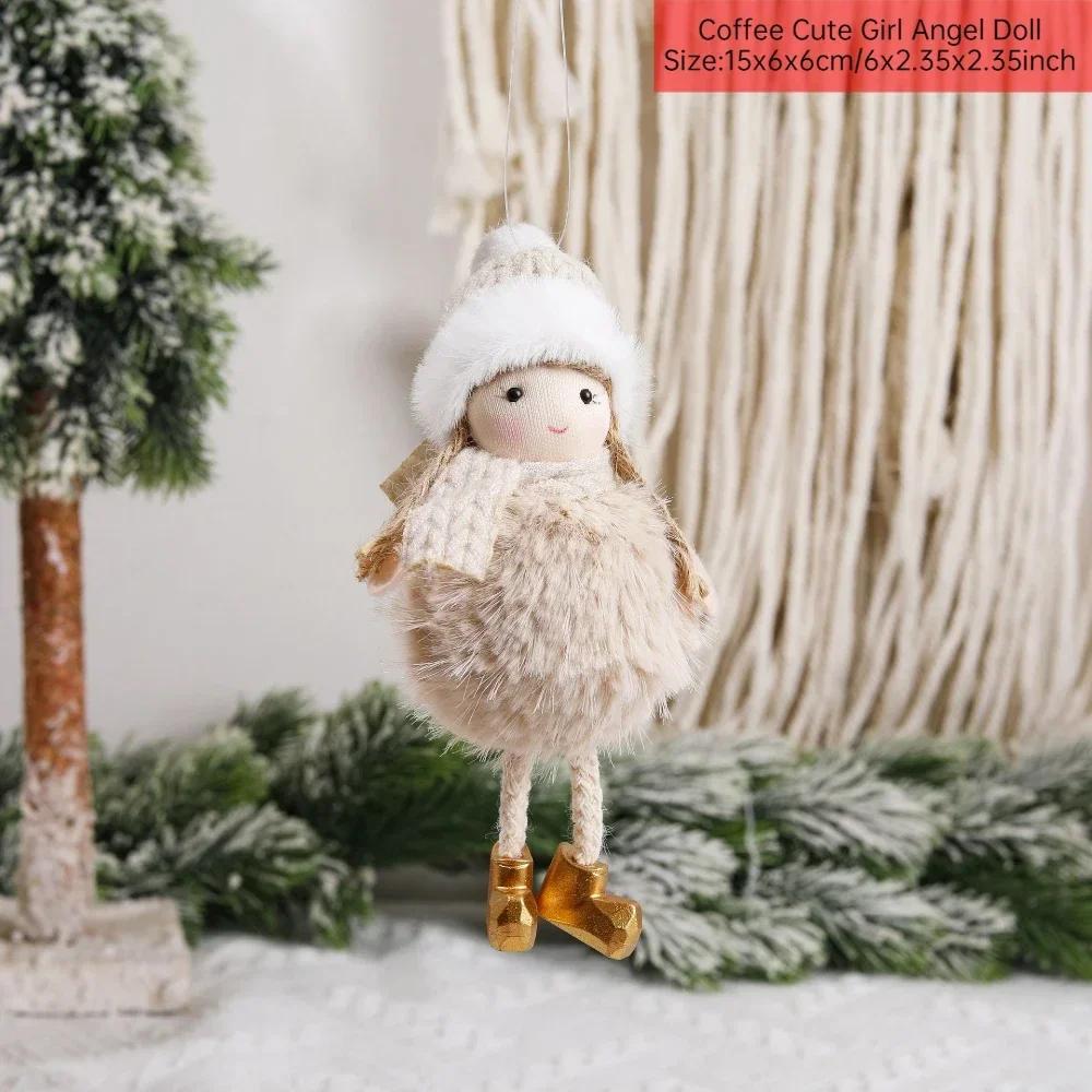 Christmas Angel Doll Christmas Decoration for Home 2025 Christmas Ornament Tree Decor Xmas Gifts Cristmas New Year 2025 Navidad