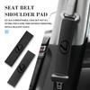For Lexus 1/2pcs Ice Silk Car Styling Emblem Leather Seat Belt Cover Accessories F SPORT ES RX NX LS UX LM LX GX LC RZ IS CT GS