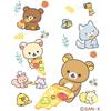 Rilakkuma Is Full and Sarasa Multi PR10501 X W2 X San-X "Everyone Full" 4+1 Size H15.4 D1.4cm
