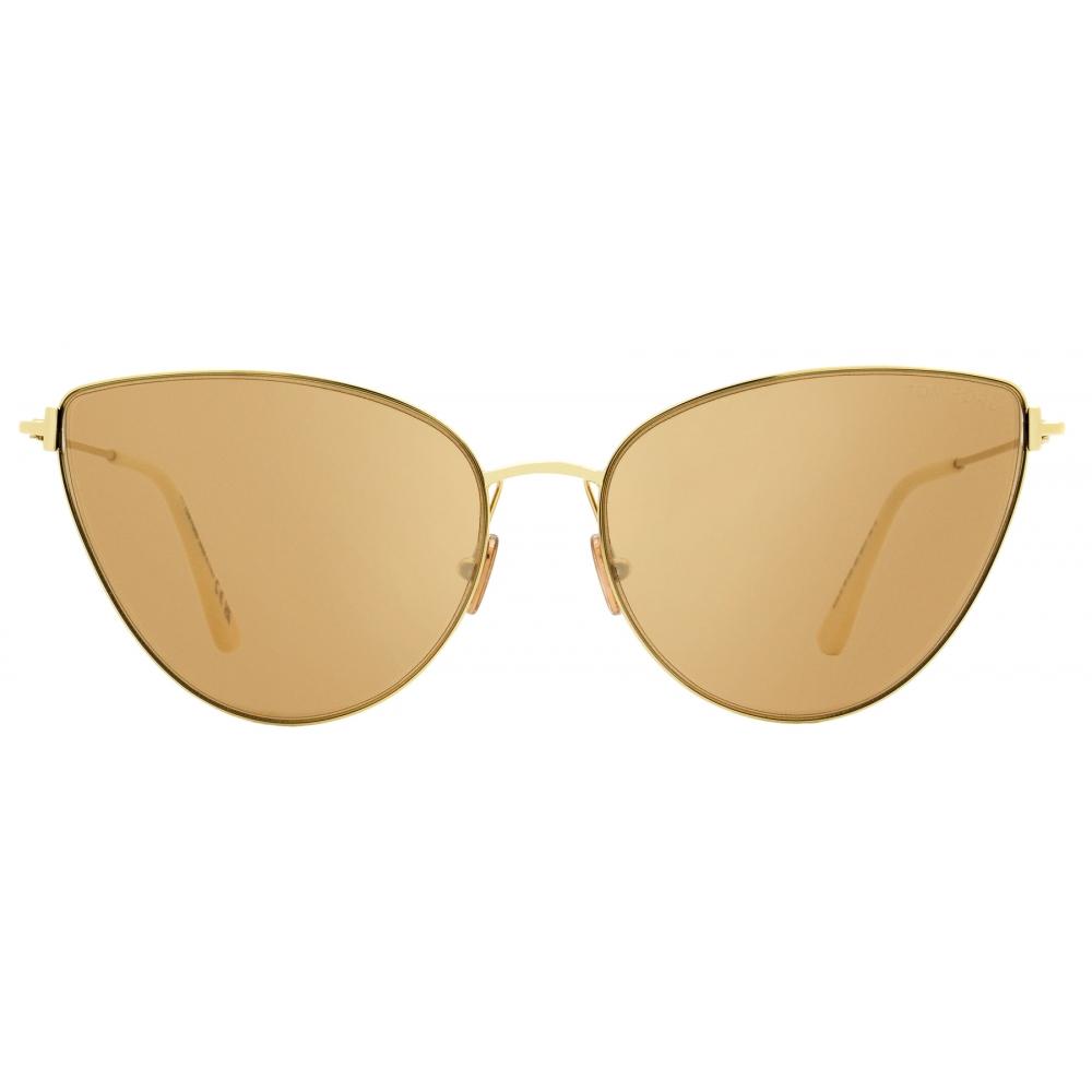 Women S Cat Eye SunglaSSeS Tf1005 anaiS 02 32g Gold Ivory 62mm 32g