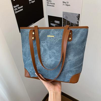 Vintage Commuter Texture Handbag Spring Versatile Shoulder Underarm Bag Work Tote Bag Women