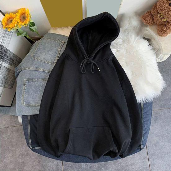 2-teiliges Sportanzug-Set für Herren, langärmelig, mit Kapuze und Kordelzug, große Taschen, einfarbiges Jogginghosen-Set, vielseitige Sportbekleidung