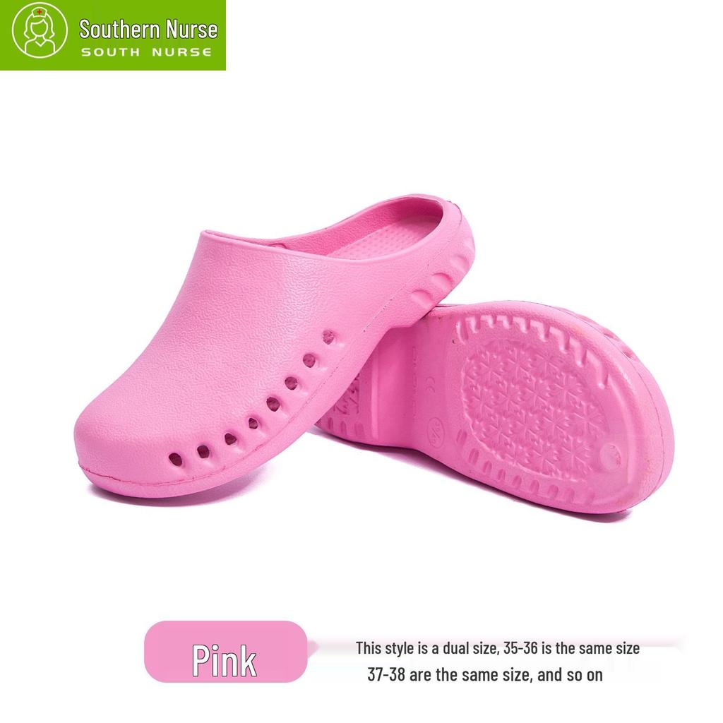 Non-Slip Closed Toe Surgical Slippers: Lab & Operating Room Protective Footwear for Nurses