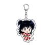 Inuyasha Anime Acrylic Keychain Set with Kagome and Sango Cute Cosplay Accessories