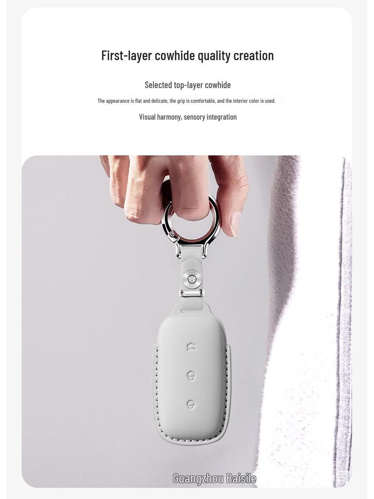 Premium Key Case for Geely Galaxy L7/L6, E5, E8 MAX Starship 7 - Unisex High-End Car Accessory