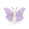 Apricot Lamb Purple Butterfly Plush Toy, Soft and Cute, Fluffy Purple Butterfly, Suitable for Boys and Girls, 19cm