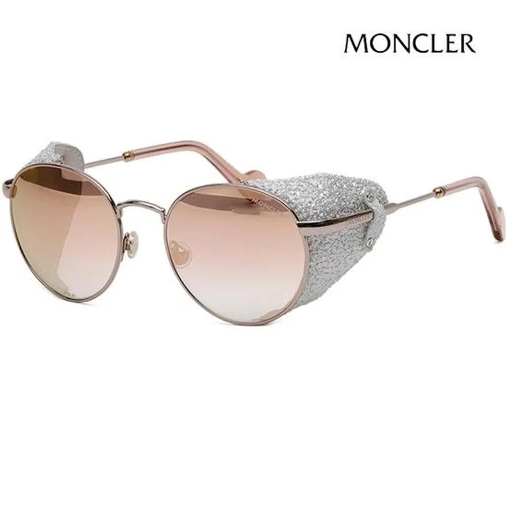 Sunglasses ML0182 34T Mirror Leather Strap Round Metal