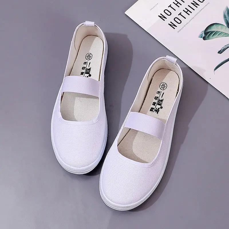 Fashion Flat Slip on Female Footwear Loafers Whit Women's Shoes Designer Vulcanized for Sale New Arrival 2024 Luxury Original Spring A H