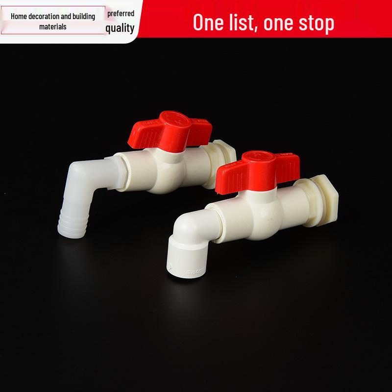 Plastic Water Storage Tank Faucet and Valve Accessories