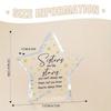 Acrylic Star Sister Plaque - Funny Birthday & Wedding Gift from Siblings