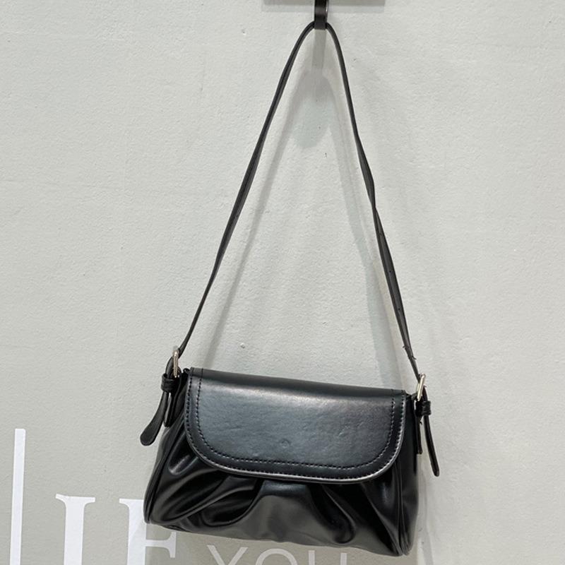 High-end bag women's new trendy fashion shoulder underarm bag versatile popular messenger small square bag tide