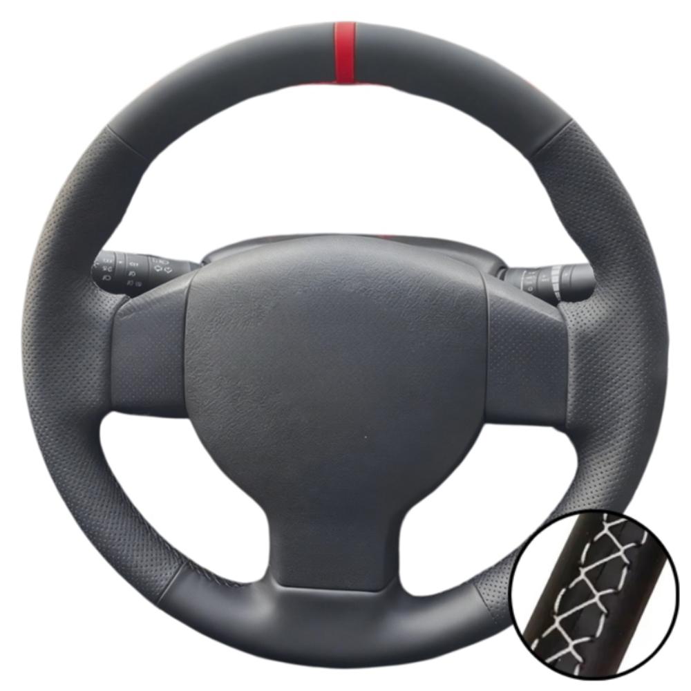Car Interior Braid Artificial Leather 2004-2010 Sylphy 2006-2011 Versa 2007-2011 Steering Wheel Covers For Nissan Tiida