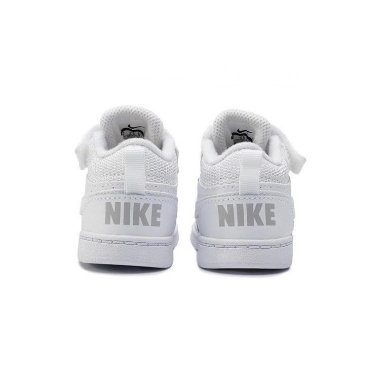 Nike Mid Top Skateboard Shoes White Infant And Toddler 870027-100