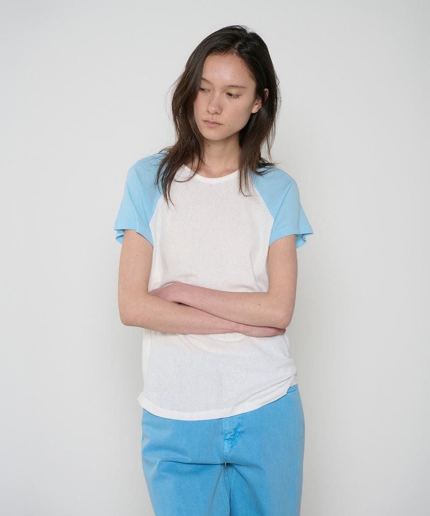 Jeonggamseutyudio Eco Color Block Raglan Tee_3 Color