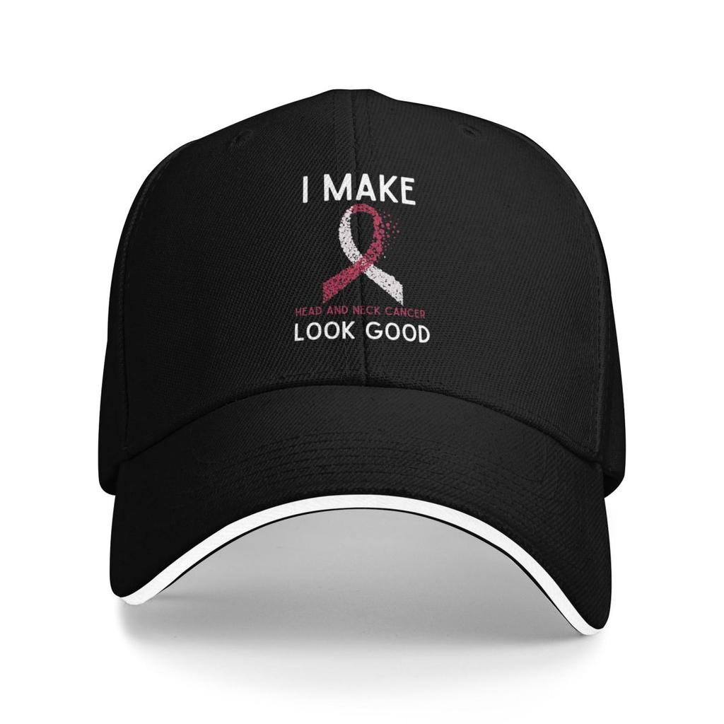 Head And Neck Cancer Awareness Ribbon Warrior Baseball Caps Snapback Baseball Hats Breathable Casual Casquette for Men And Women