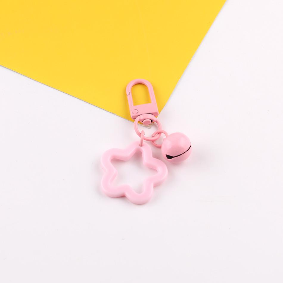 Korean Style Sweet Acrylic Star Keychain Pendant with DIY Perler Beads