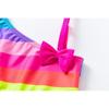 Two-Piece Demon Hunter Girls' Swimsuit - Cartoon Print Beachwear Set