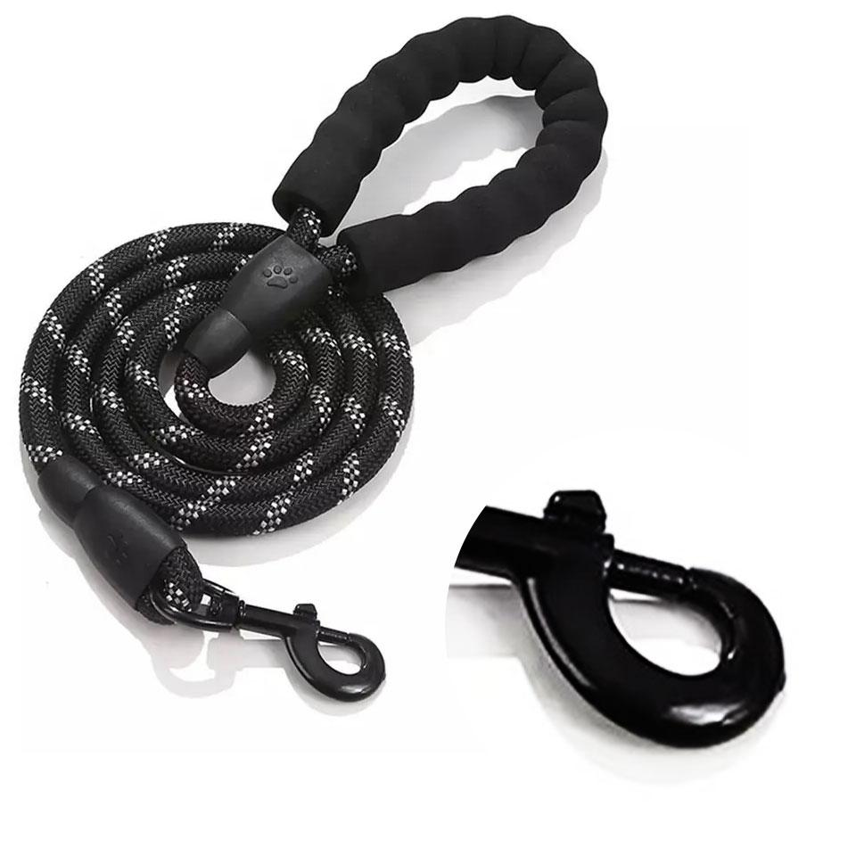 Reflective training leash FOR DOGS, strong handle