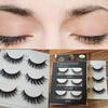 3 Pair Natural Looking Thick Cross False Eyelashes Makeup Beauty Fake Eye Lashes