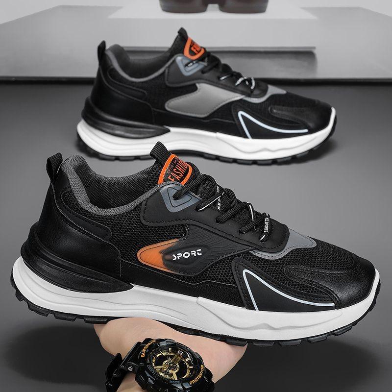 Luxury Trendy Men Air-cushion Running Shoes Spring Mesh Breathable Anti-odor Sneakers Outdoor Non Slip Training Shoes Zapatillas