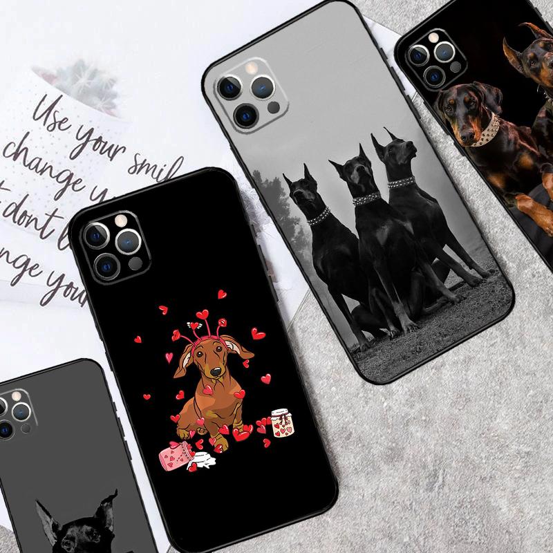 Dachshund Doberman Dog Phone Case For OPPO Reno 8 7 Lite 8T 11 12 13 14 14F 10 Pro OPPO Find X8 X6 X5 X9 Pro Cover