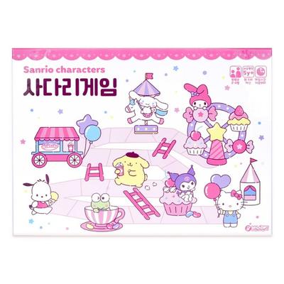 Sanrio Characters Bunnyland Hello Kitty Ladder Board Game, cores misturadas, brinquedos populares coreanos