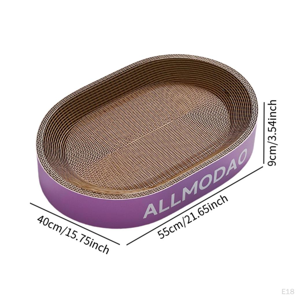 Cardboard Cat Lounge And Scratch Pad for Indoor Cats