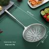 Stainless Steel Ladle with Rosewood Handle - Large Draining Sieve for Hot Pot & Frying